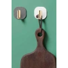 2li Yapışkanlı Retro Askılık Dolap Kapak Kulpu Gri