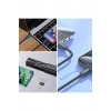 Cep Tipi 60W Bas Aç Type-C,İphone Şarj,Micro USB Hızlı Şarj Data Kablo Seti