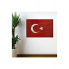 Dalgalanma Efektli Manyetik Duvar Stickerı Türk Bayrağı 75 x 50 cm
