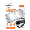 Katlanabilir Araç Ön Cam Güneşliği 150x70 cm – Isı Yansıtıcı Oto Güneşlik, Pratik Katlanır Güneş Koruyucu