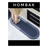 Büyük Boy Oval Uzun Sihirli Paspas Su Emici Tabanlı Paspas 40*120