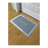 Sihirli Su Emici Banyo Paspası Kaymaz Tabanlı Abdest Paspası 3,5 Mm 40x60