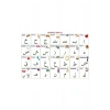 70x100 cm Statik Kağıt Elif-Ba Öğrenme Tahtası