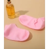 Büyük Boy Silikon Nemlendirici Ayak Bakım Çorabı Pembe