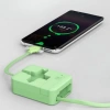 Cep Tipi Telefon Tutuculu Makaralı Uzayıp Kısalabilen 3ü 1 Arada USB Şarj Kablosu