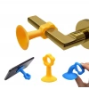 Cm-072 Vantuzlu Geçmeli Kapı Kolu Stoper 4lü Set Beyaz