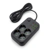 Çoklu Priz Uzatma Kablosu 4 Soket + 4 USB + 2 Type-C – Termal Akım Korumalı, Isıya Dayanıklı, Çocuk Korumalı Güvenli Priz 100-250V