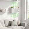 Duvar Tipi Wi-Fi Modem Saklama Kutusu(Beyaz) – Kablo Düzenleyici Router Raf Organizer