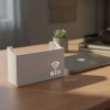 Duvar Tipi Wi-Fi Modem Saklama Kutusu(Beyaz) – Kablo Düzenleyici Router Raf Organizer