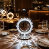Güneş Şeklinde Kristal LED Masa Lambası – Dokunmatik, 3 Renk Işık Modlu, Şarjlı Mini Dekoratif Gece Lambası