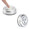 Kablosuz Spot Pilli Dokunmatik Led Lamba 3 Ledli Dolap Lambası