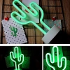 Kaktüs Dekoratif Neon Led Masa Ve Duvar Lambası Gece Lambası