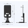 Katlanabilir Telefon Tutucu Stand Yuvarlak Tabanlı Cm-074