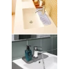 Lavabo İçin Silikon Esnek Mat Musluk Sapı Damlama Tutucu Raf Mutfak Tezgahı Sıçrama Koruma