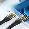 Led Işık Uçlu Sağlam İp Kablolu USB to Lightning Hızlı Şarj Kablosu