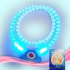 Mavi Renk Neon Led Işıklı Kedi Köpek Kolyesi (18,5 cm)
