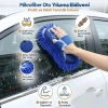 Mikrofiber Oto Yıkama Eldiveni – Kalın Süngerli Araç Temizleme Bezi, Araba Yıkama Eldiveni