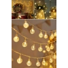 Mini Boncuk Detaylı 3.5 Metre USB LED Işık – 20 LED’li Dekoratif Ortam Aydınlatması