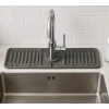 Mutfak Banyo Lavabo Kenarı Silikon Mat Gri