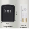 Şifreli Anahtar Ve Eşya Saklama Güvenlik Kasası