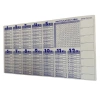 Statik Akıllı Kağıt Ingilizce Çarpım Tablosu 100x56 Cm
