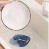 Süzgeçli Lavabo Gider Koruyucu Mat Gri