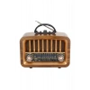 Taşınabilir USB İle Şarj Olabilen Klasik AM /FM/SW Transistör Retro Tipi Klasik Radyo