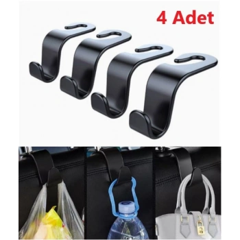 4  Adet Araba Koltuk Arkası Askı