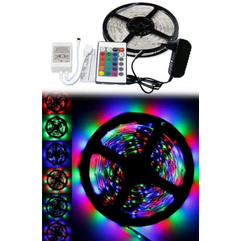 5 mt 20 Fonksiyonlu Uzaktan Kumandalı RGB Gaming Led Şerit Işık