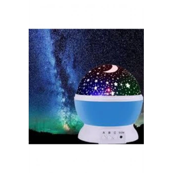 Star Projeksiyon Led Gece Lambası Usb Tavan Yıldız Yansıtma Işığı