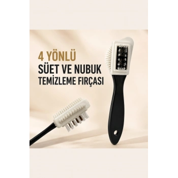 4 Yönlü Süet & Nubuk Temizleme - Onarma Fırçası