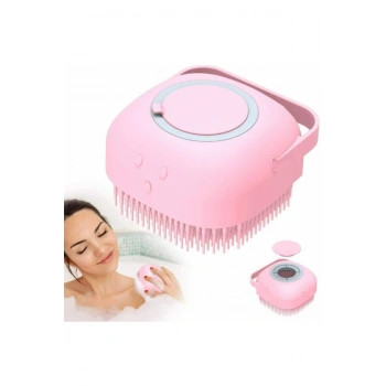 Banyo Duş Kesesi Sabun Duş Jeli Hazneli Masaj Fırçası Lif Kese Doldurulabilir Yıkama Fırçası Karışık