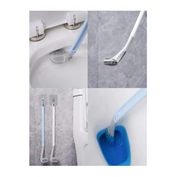 Ergonomik Tasarımlı Silikon Tuvalet Fırçası