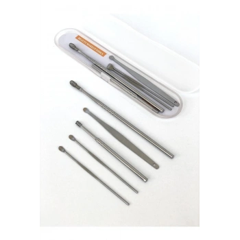 Kulak Temizleyici Çelik Paslanmaz 6lı Set