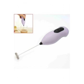 Pilli Mini Mixer Kahve Süt Köpürtücü Karıştırıcı Cappucino Mikser