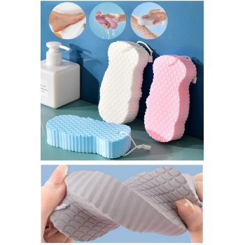 Banyo Kesesi Vücut Duş Süngeri Ekstra Yumuşak Sihirli Vücut Masaj Fırçası Duş Banyo Lifi Ve Süngeri