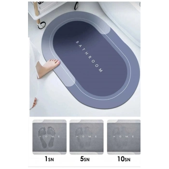 Su Emici Banyo Paspası, Sihirli Banyo Paspası, Su Emici Kaymaz Tabanlı Banyo Paspası