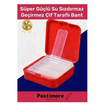 Premium Süper Güçlü Yapışkan Kolay Çıkarılabilir Çok Amaçlı 60 Parça Çift Taraflı Şeffaf Bant