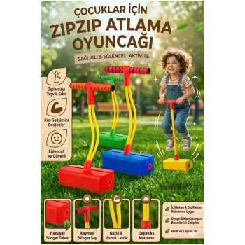 Çocuklar Için Atlama Zıplama Oyuncağı Boy Uzatıcı Eğitici Fiziksel Ve Zihinsel Geliştirici Spor Oyun