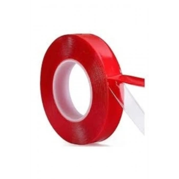 Silikonlu Çift Taraflı Montaj Bandı 18mm X 2mt