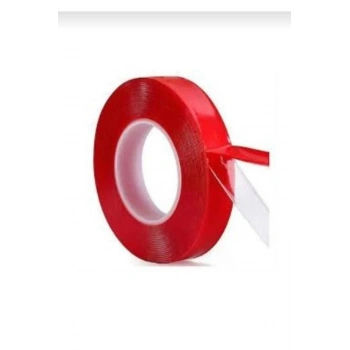 Silikonlu Çift Taraflı Montaj Bandı 18mm X 2mt 1 Adet