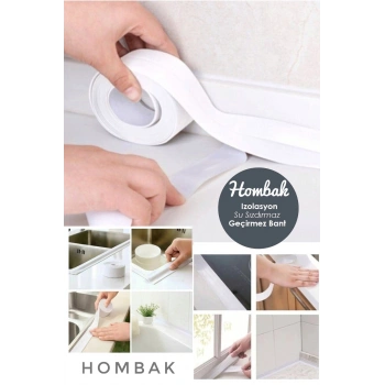 2 Adet 6.4 Metre Su Sızdırmaz Bant Mutfak Banyo Duvar Bandı
