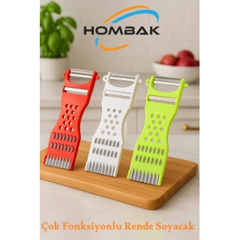 Çok Fonksiyonlu Soyacak Tek Başına Soyacak Seti Jülyen Soyacak Rende Şekilli Meyve Soyacak