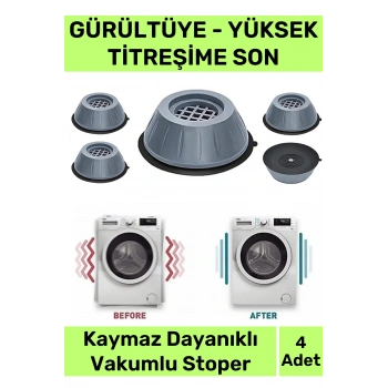 Yeni Üretim Gürültü Engelleyici Titreşim Önleyici Kauçuk Çamaşır Bulaşık Makinesi 4 Adet Ayak Pedi