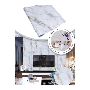 Mutfak, Banyo, tezgah, arası, siyah-beyaz yapışkanlı-kaplama-kagidi-mermer-desenli,PVC folyo