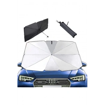 Tüm Araçlar İçin Araba Ön Cam Güneşlik Katlanabilir Güneşlik Şemsiye Ön Cam Gölgelik ESNEK 709357TÜ