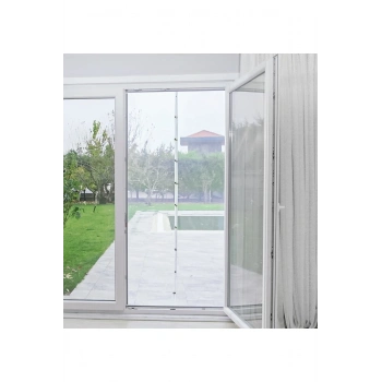 Mıknatıslı Kapı Sinekliği 105x210 Cm Çift Taraflı Bant Ve Cırtbantlı