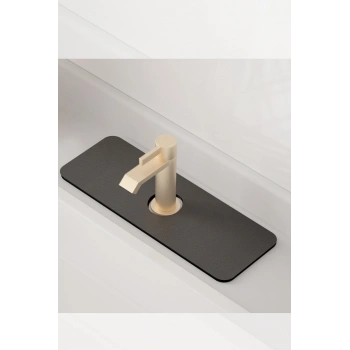 Musluk Lavabo Kenarı Mat Su Kaydırmaz Su Geçirmez Mutfak Banyo Evye Su Emici Ped Su Tutucu Su Emici