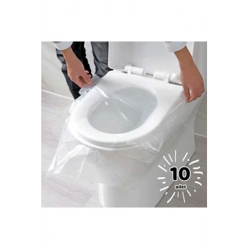 10 Adet Tek Kullanımlık Klozet Örtüsü