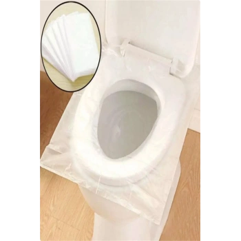 100lü Hijyenik Kullan At Klozet Kapağı Poşeti Örtüsü Yaşlı Hasta Çocuk İçin Klozet Poşeti